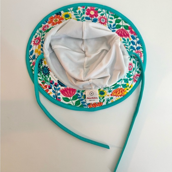 Hanna Andersson Floral Baby/Toddler Kids Sun and Swim Hat NWOT - Picture 2 of 4